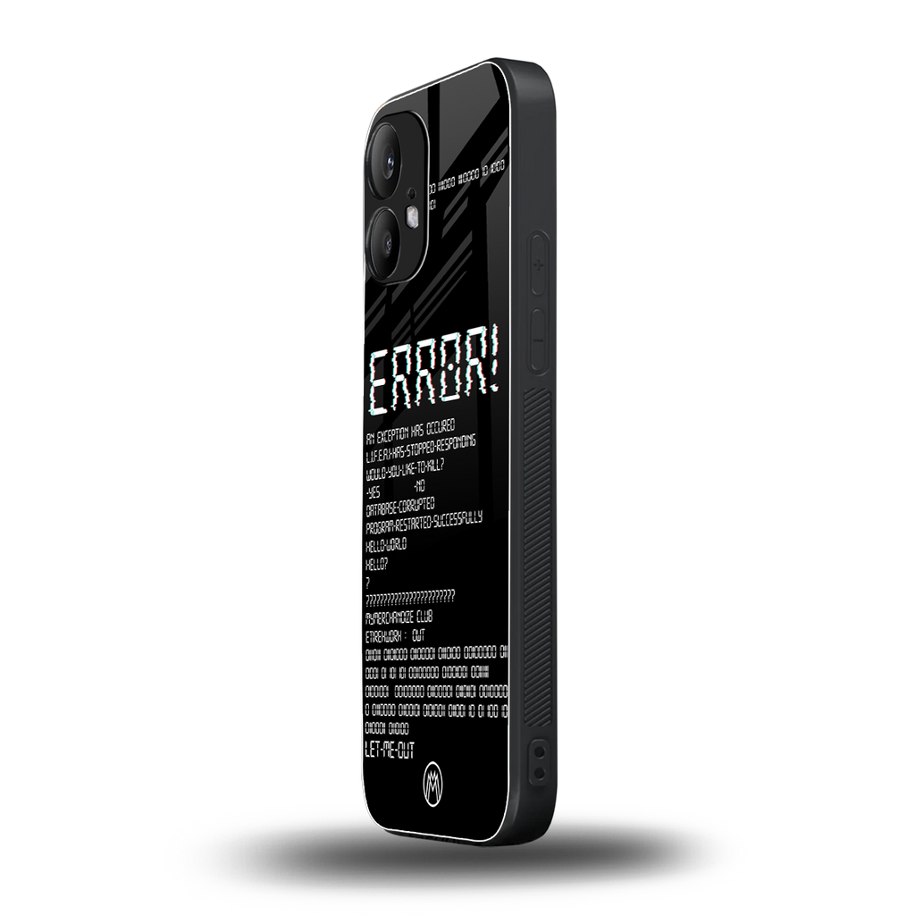 error back phone cover | glass case for nothing phone 2