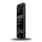 error back phone cover | glass case for nothing phone 2