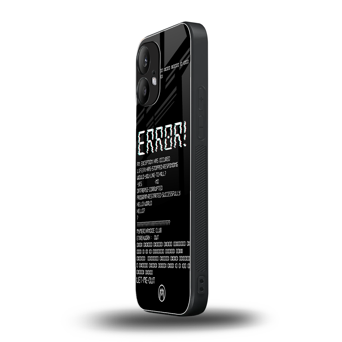 error back phone cover | glass case for nothing phone 2