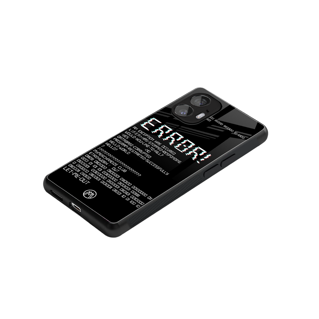error back phone cover | glass case for nothing phone 2