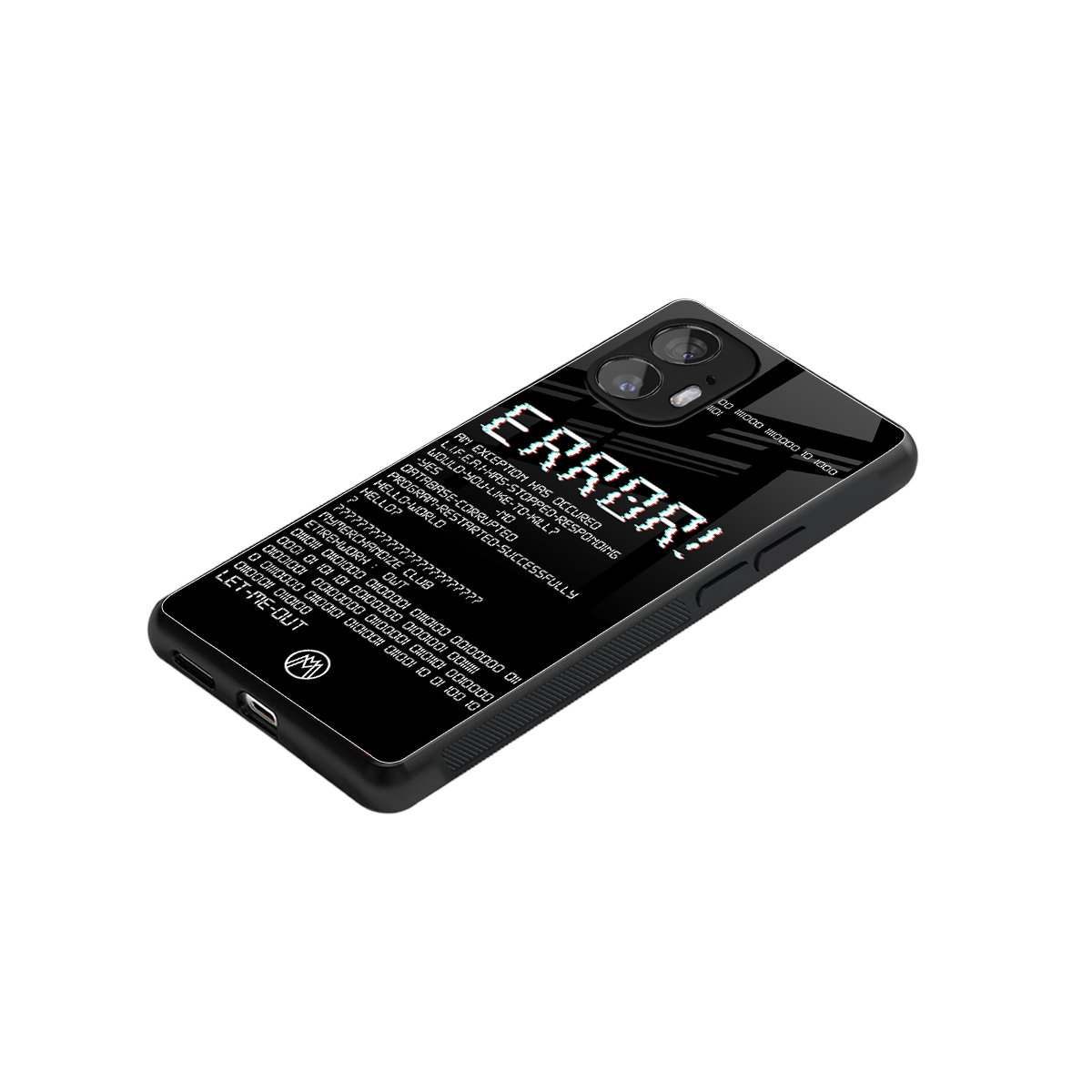 error back phone cover | glass case for nothing phone 2