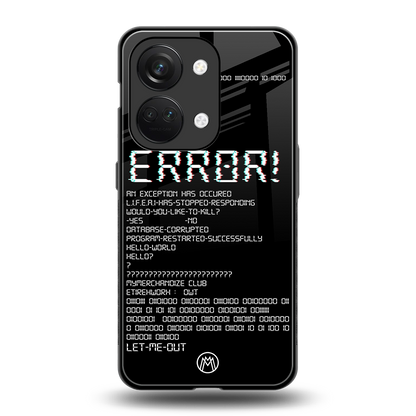 error back phone cover | glass case for oneplus nord 3