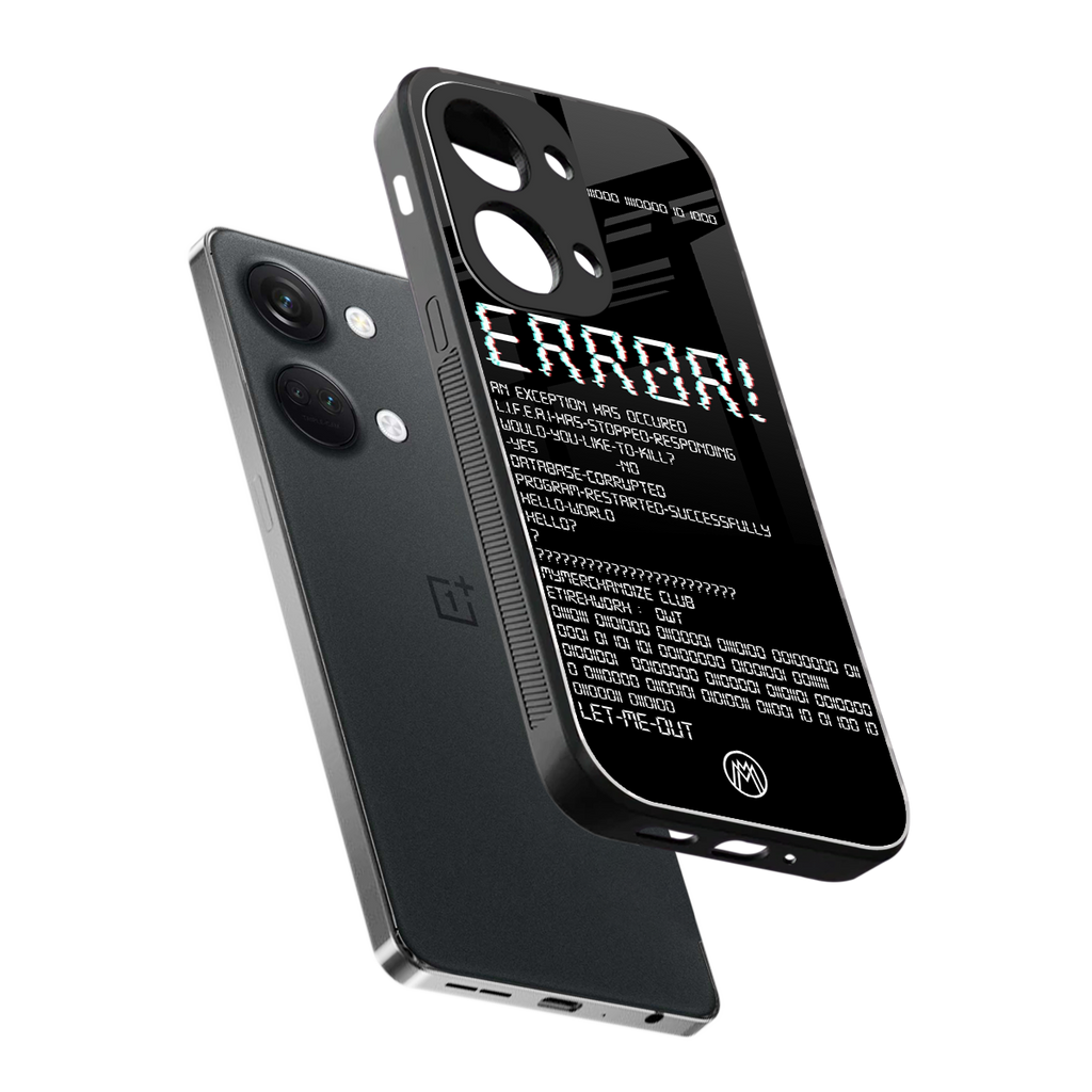error back phone cover | glass case for oneplus nord 3