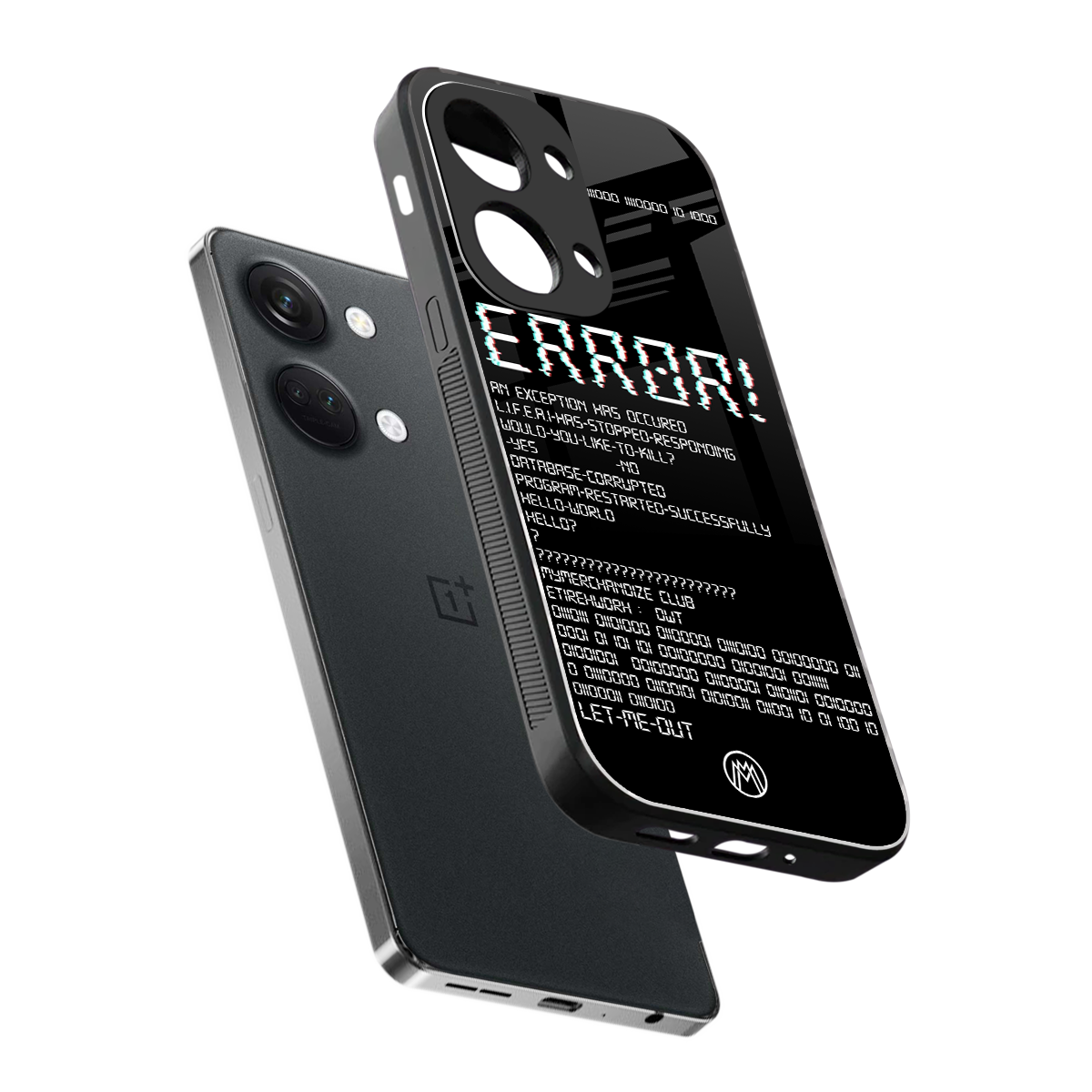 error back phone cover | glass case for oneplus nord 3