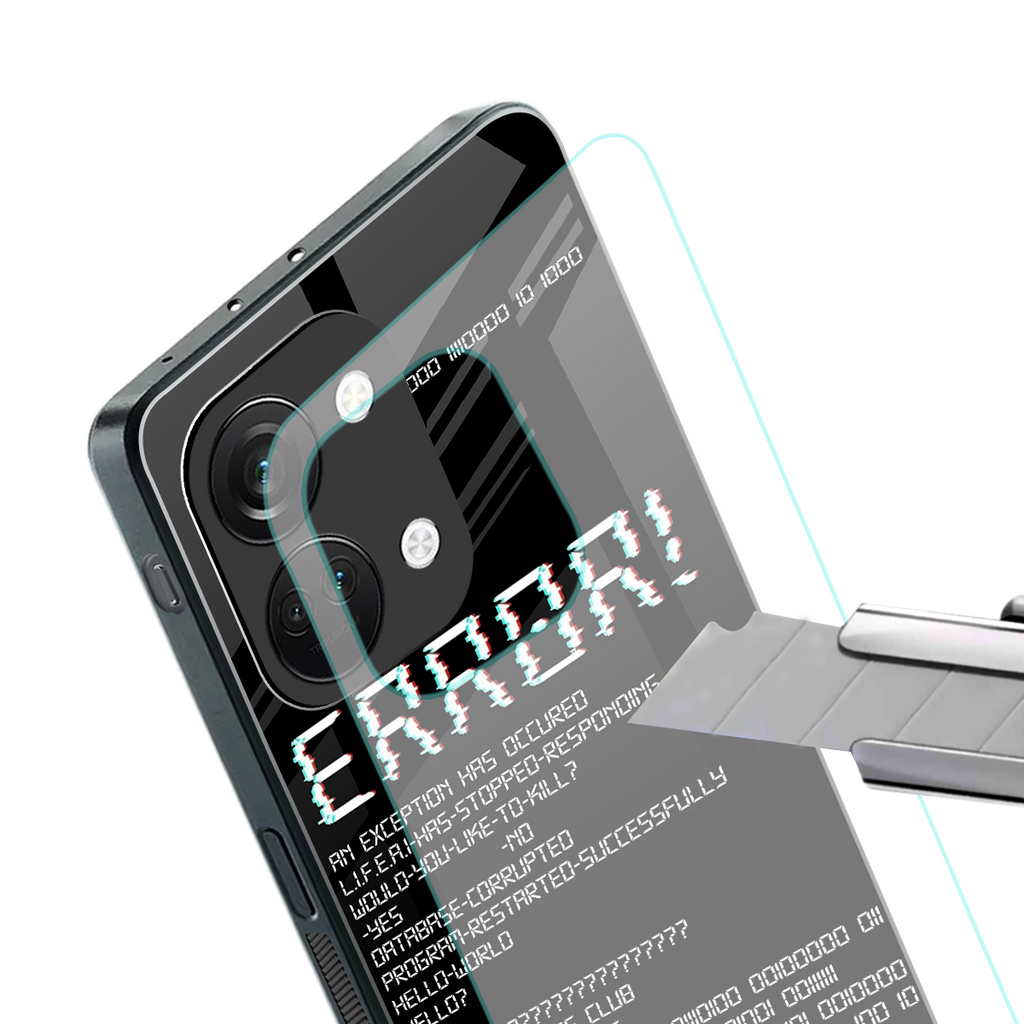 error back phone cover | glass case for oneplus nord 3