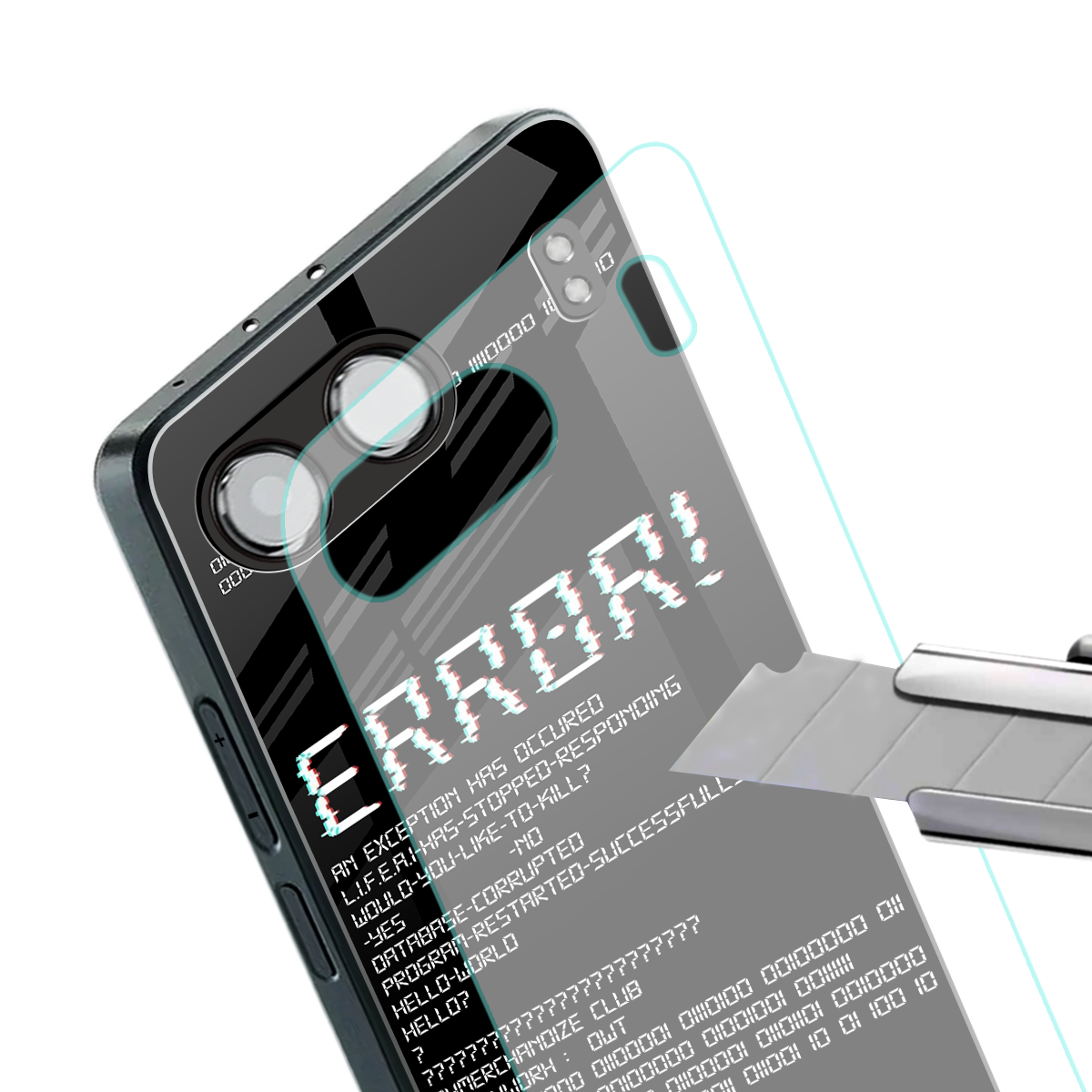 error back phone cover | glass case for oneplus nord 4