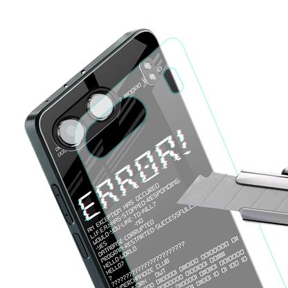 error back phone cover | glass case for oneplus nord 4