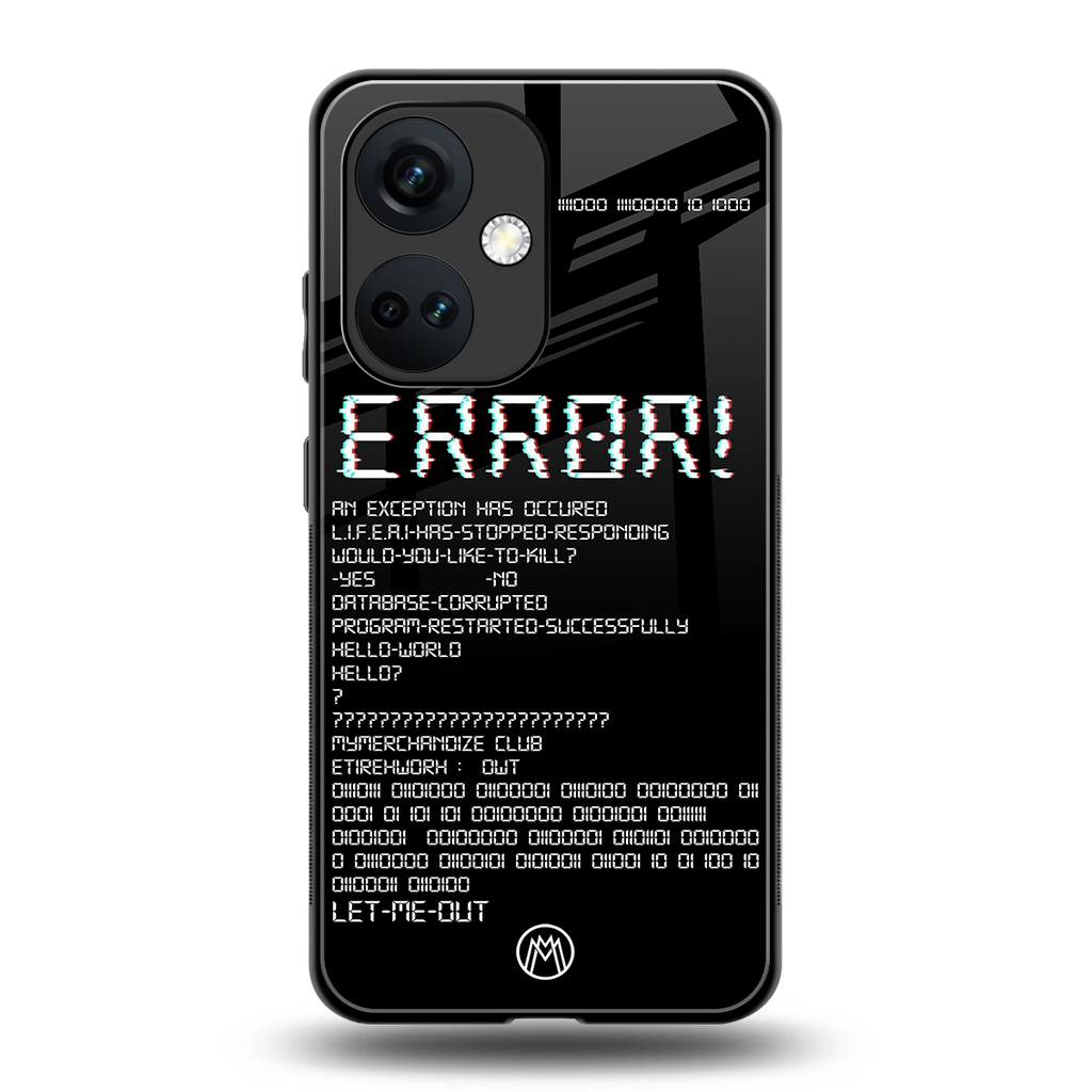 error back phone cover | glass case for oneplus nord ce 3
