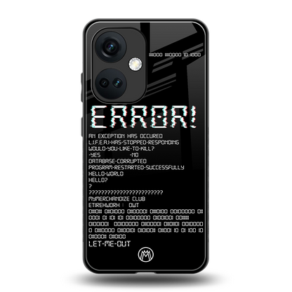 error back phone cover | glass case for oneplus nord ce 3