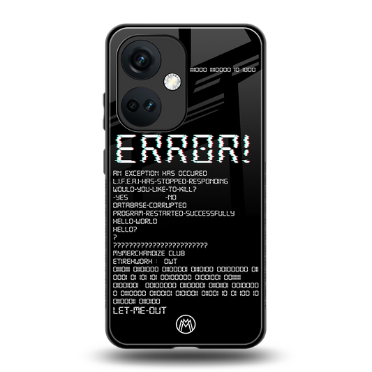 error back phone cover | glass case for oneplus nord ce 3