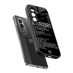 error back phone cover | glass case for oneplus nord ce 4