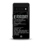 error back phone cover | glass case for google pixel 6 pro