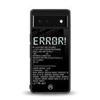 error back phone cover | glass case for google pixel 6
