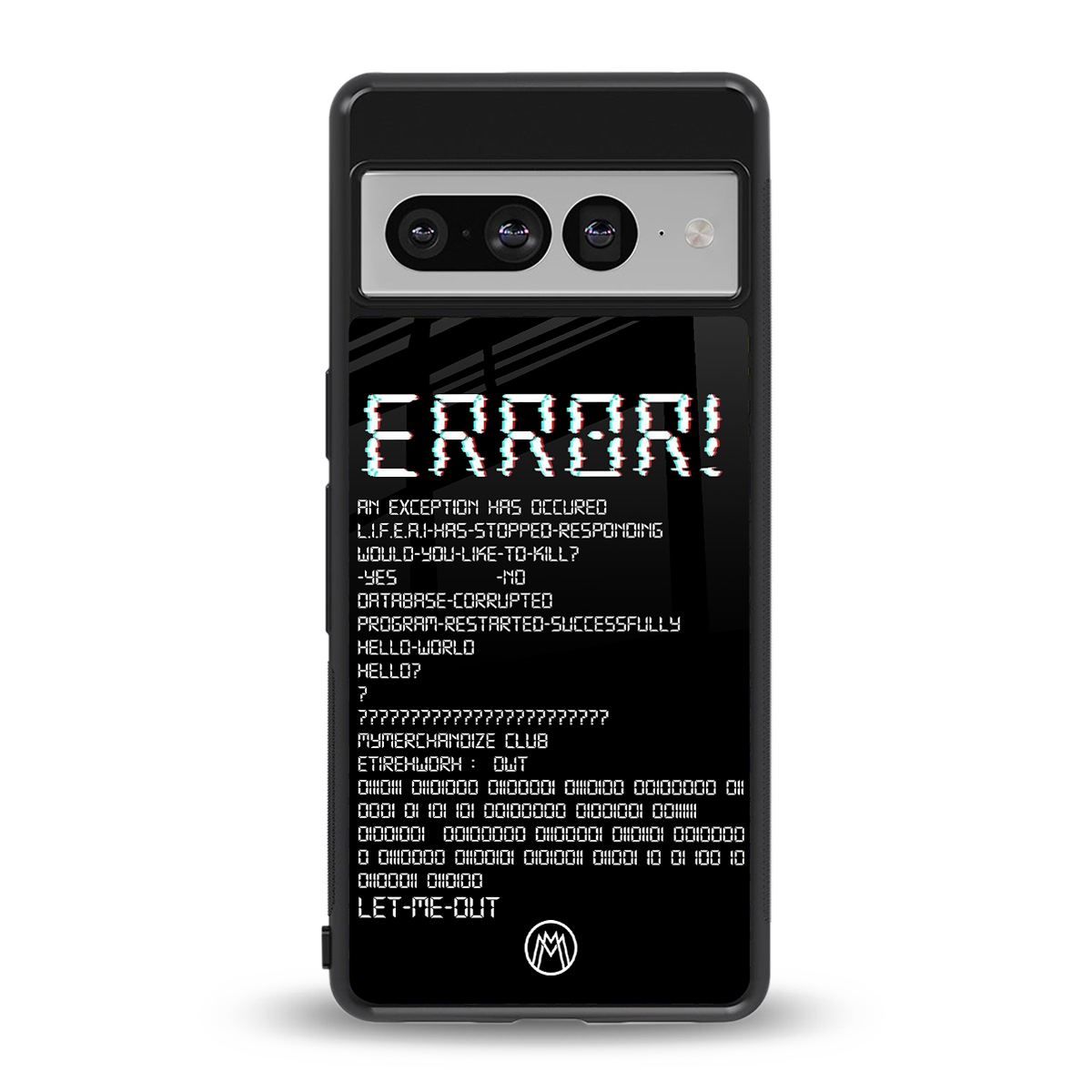 error back phone cover | glass case for google pixel 7 pro