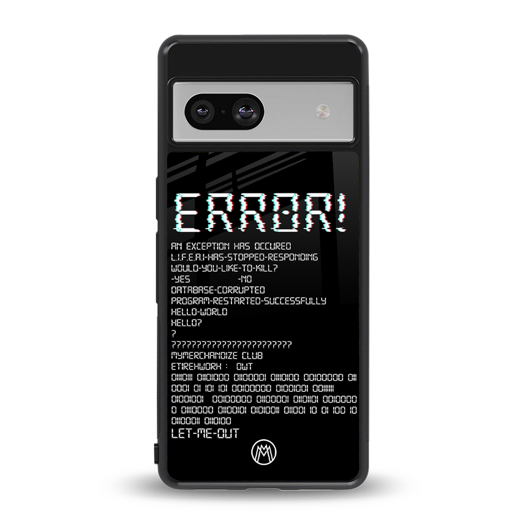 error back phone cover | glass case for Google Pixel 7A