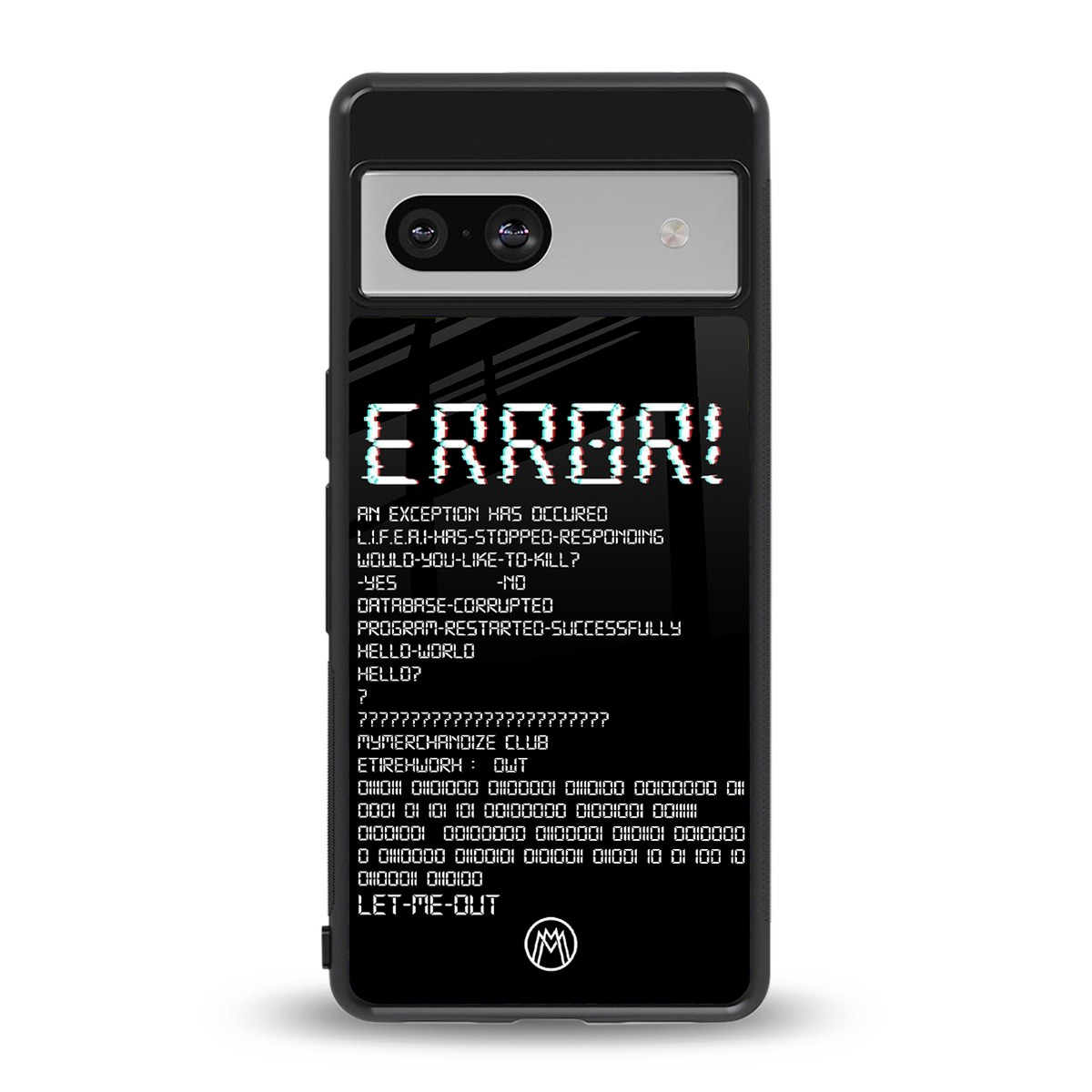 error back phone cover | glass case for Google Pixel 7A