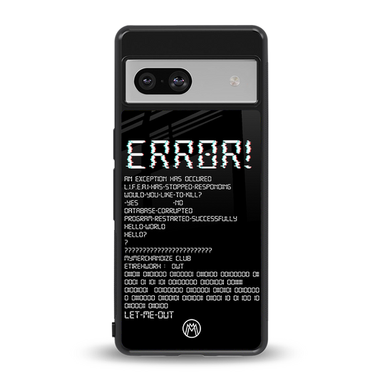 error back phone cover | glass case for Google Pixel 7A
