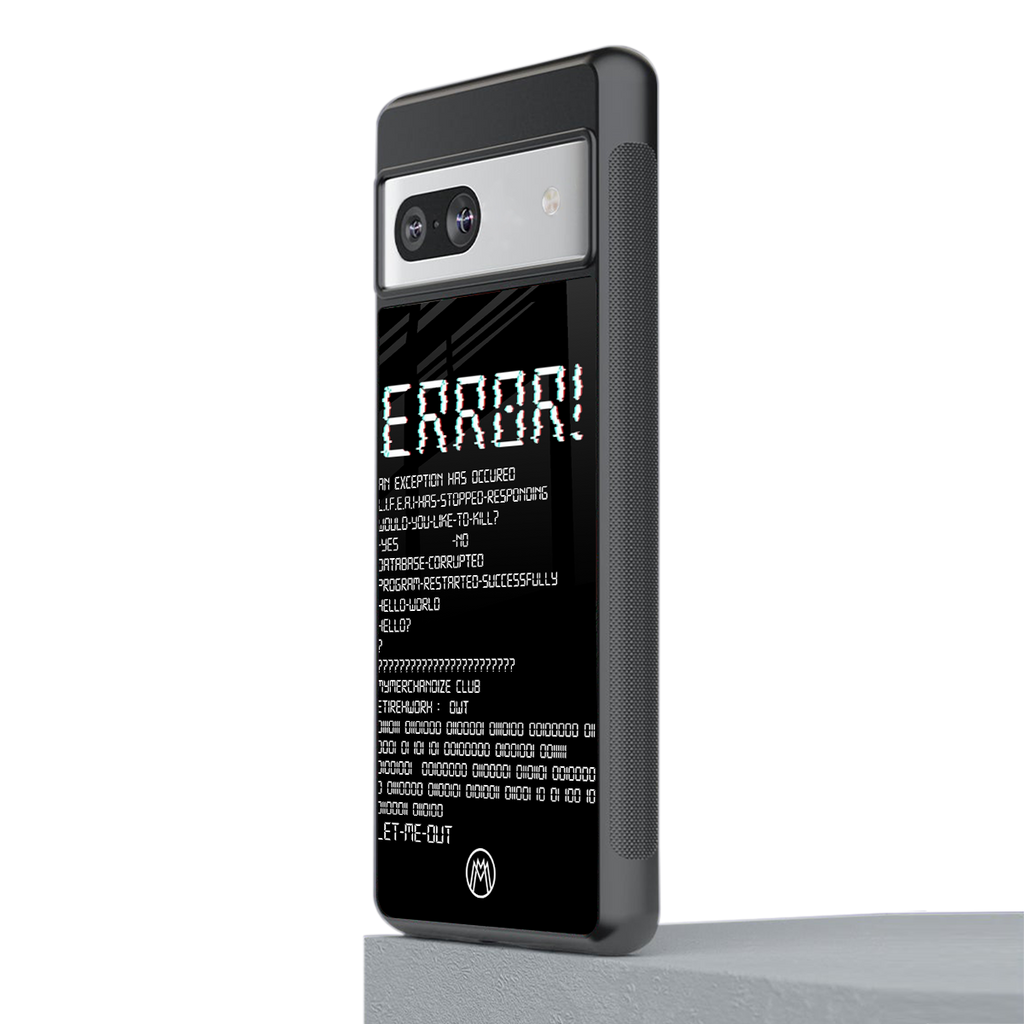 error back phone cover | glass case for Google Pixel 7A