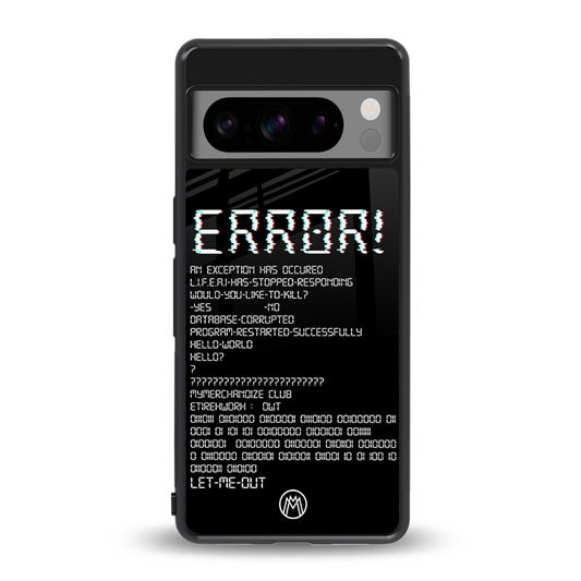 error back phone cover | glass case for google pixel 8 pro