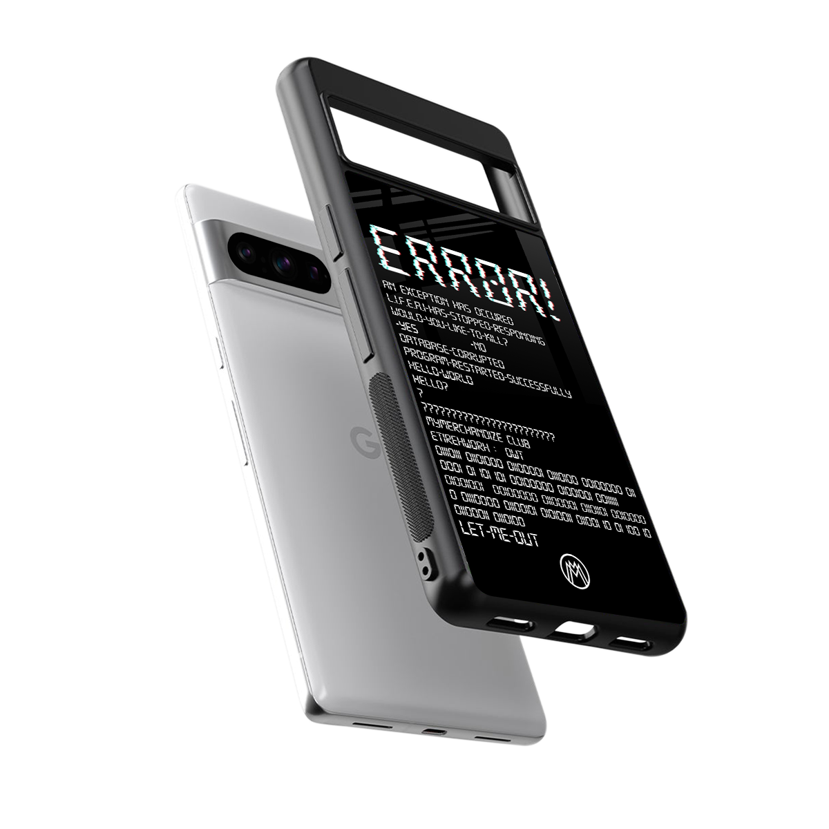 error back phone cover | glass case for google pixel 8 pro