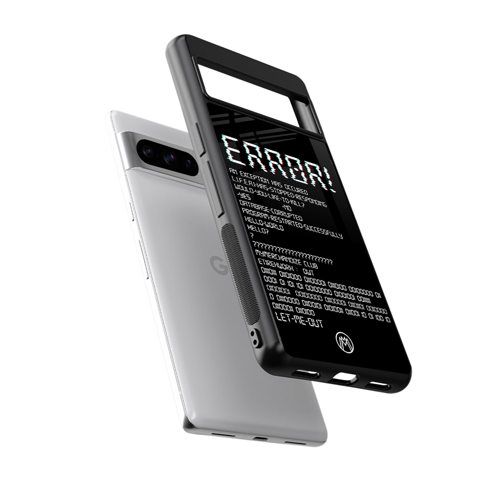 error back phone cover | glass case for google pixel 8 pro