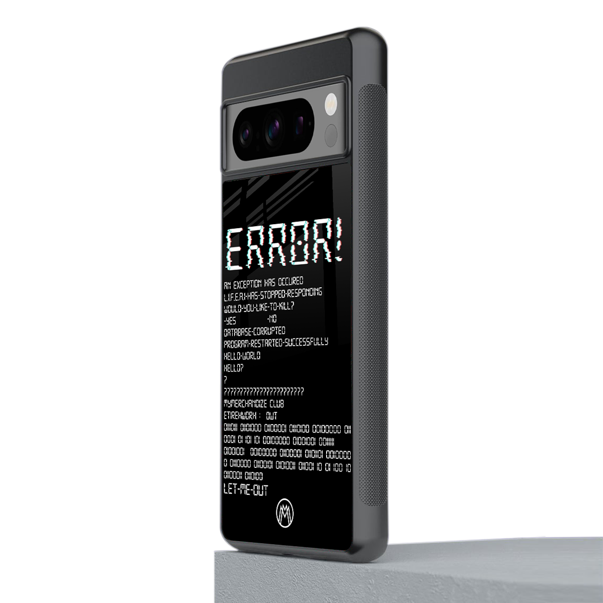 error back phone cover | glass case for google pixel 8 pro