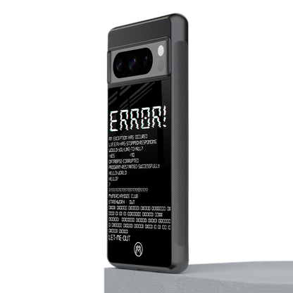 error back phone cover | glass case for google pixel 8 pro