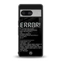 error back phone cover | glass case for Google Pixel 8