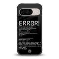 error back phone cover | glass case for google pixel 9