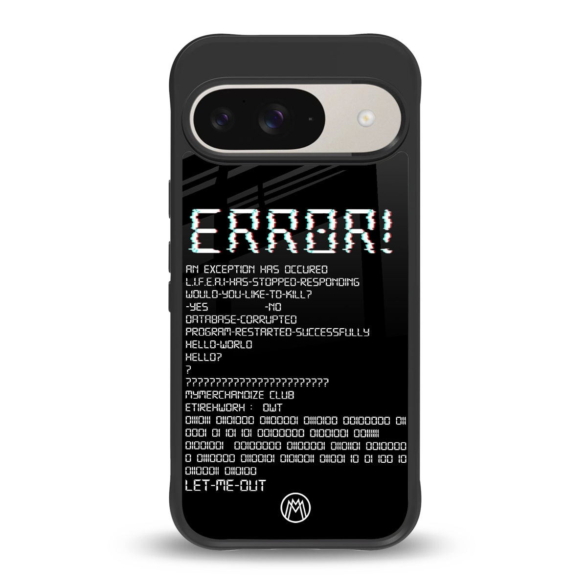 error back phone cover | glass case for google pixel 9