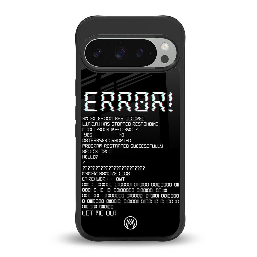 error back phone cover | glass case for google pixel 9 pro