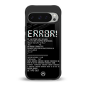 error back phone cover | glass case for google pixel 9 pro xl
