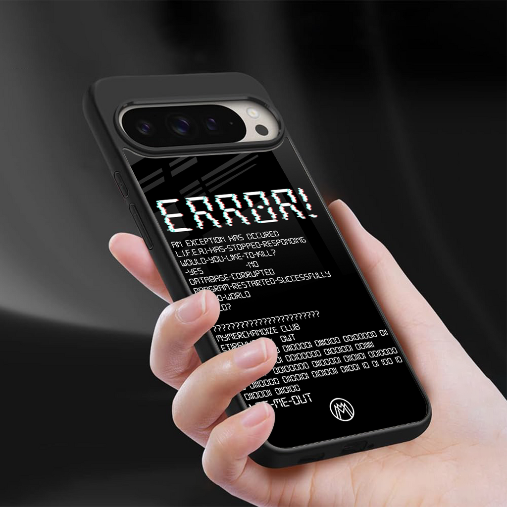 error back phone cover | glass case for google pixel 9 pro