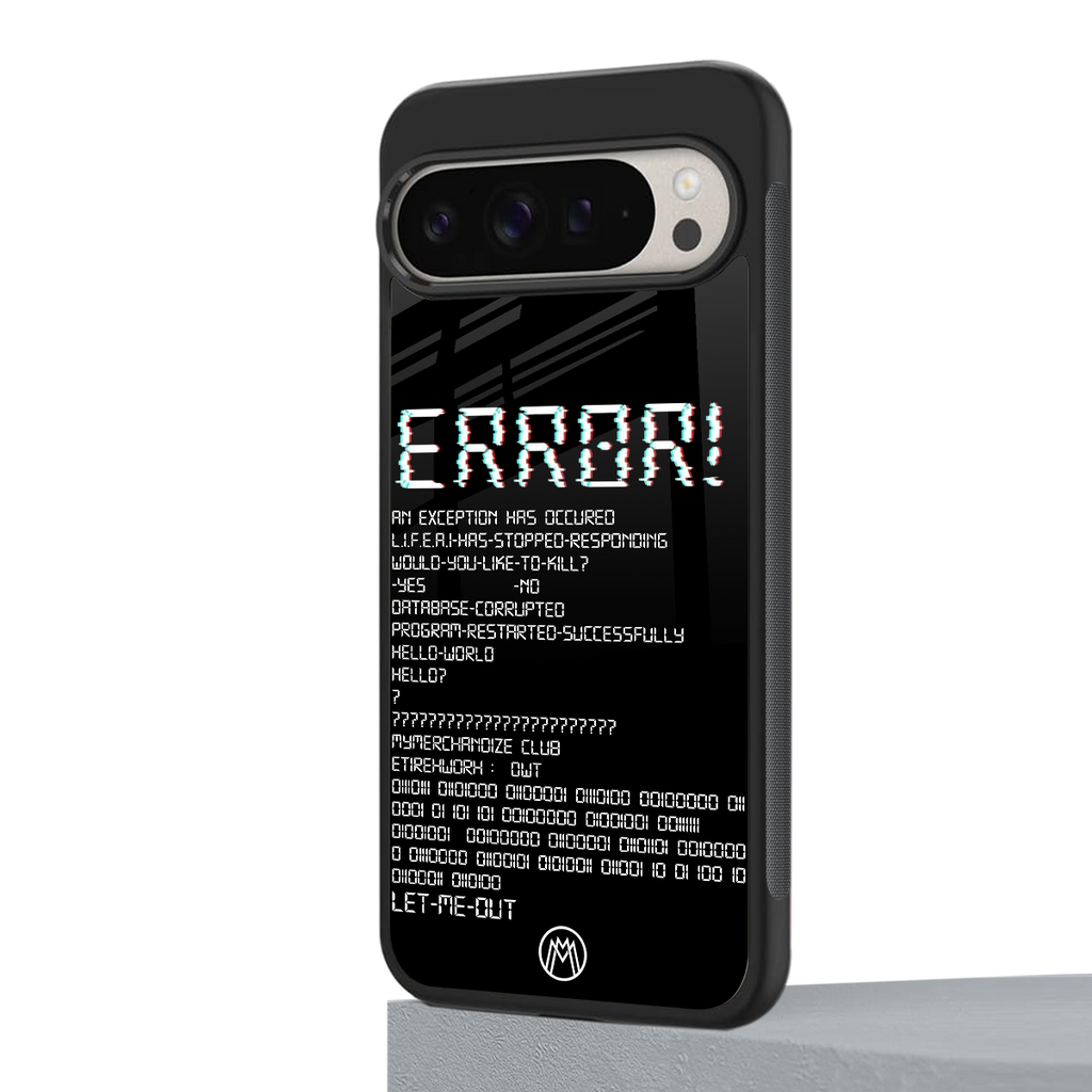 error back phone cover | glass case for google pixel 9 pro xl