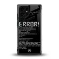 error back phone cover | glass case for samsung galaxy s23 ultra