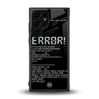 error back phone cover | glass case for samsung galaxy s23 ultra