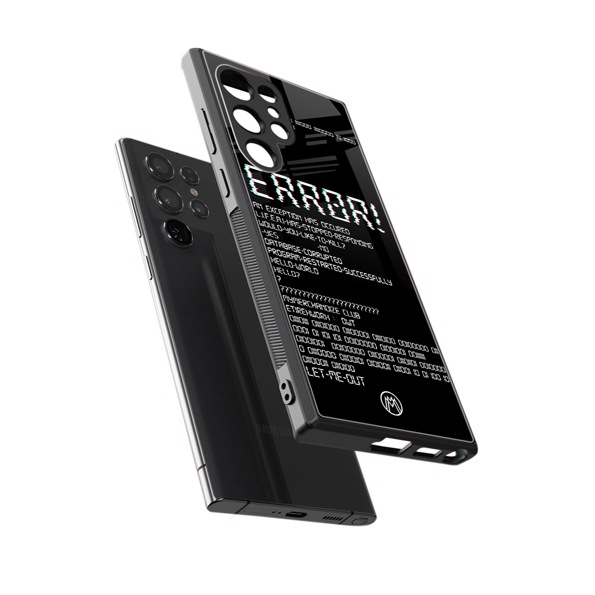 error back phone cover | glass case for samsung galaxy s23 ultra