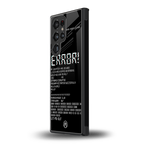 error back phone cover | glass case for samsung galaxy s23 ultra