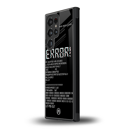 error back phone cover | glass case for samsung galaxy s23 ultra