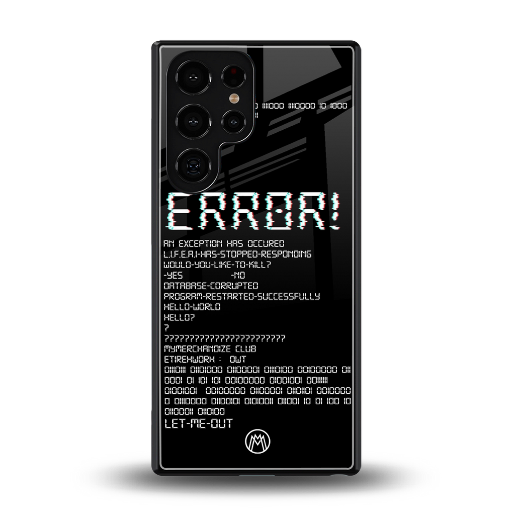 error back phone cover | glass case for samsung galaxy s25 ultra