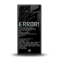 error back phone cover | glass case for samsung galaxy s25 ultra