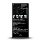 error back phone cover | glass case for samsung galaxy s25 ultra