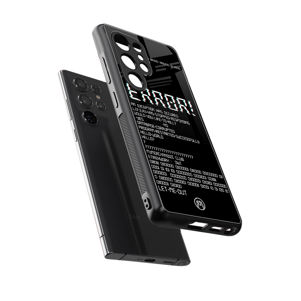 error back phone cover | glass case for samsung galaxy s25 ultra