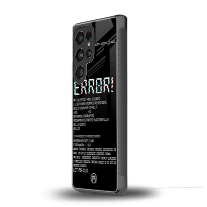 error back phone cover | glass case for samsung galaxy s25 ultra