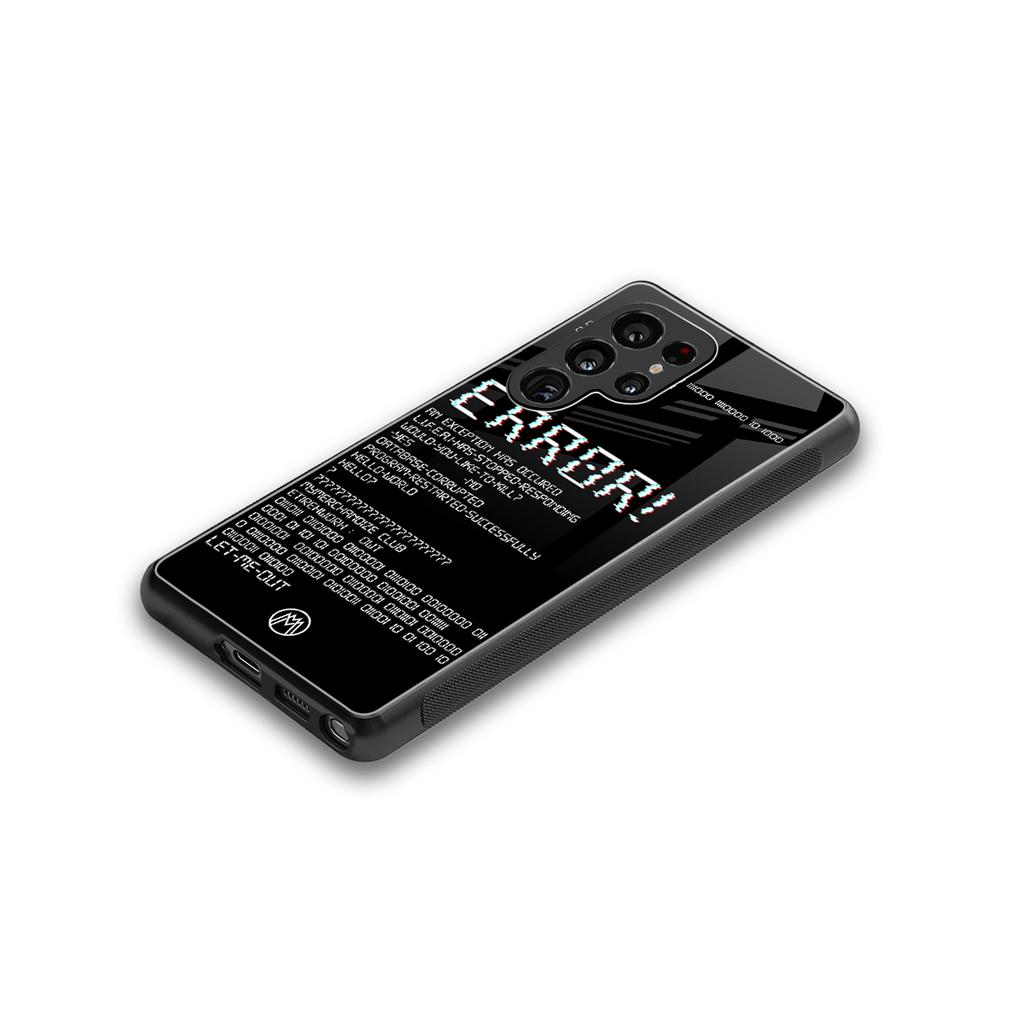 error back phone cover | glass case for samsung galaxy s25 ultra