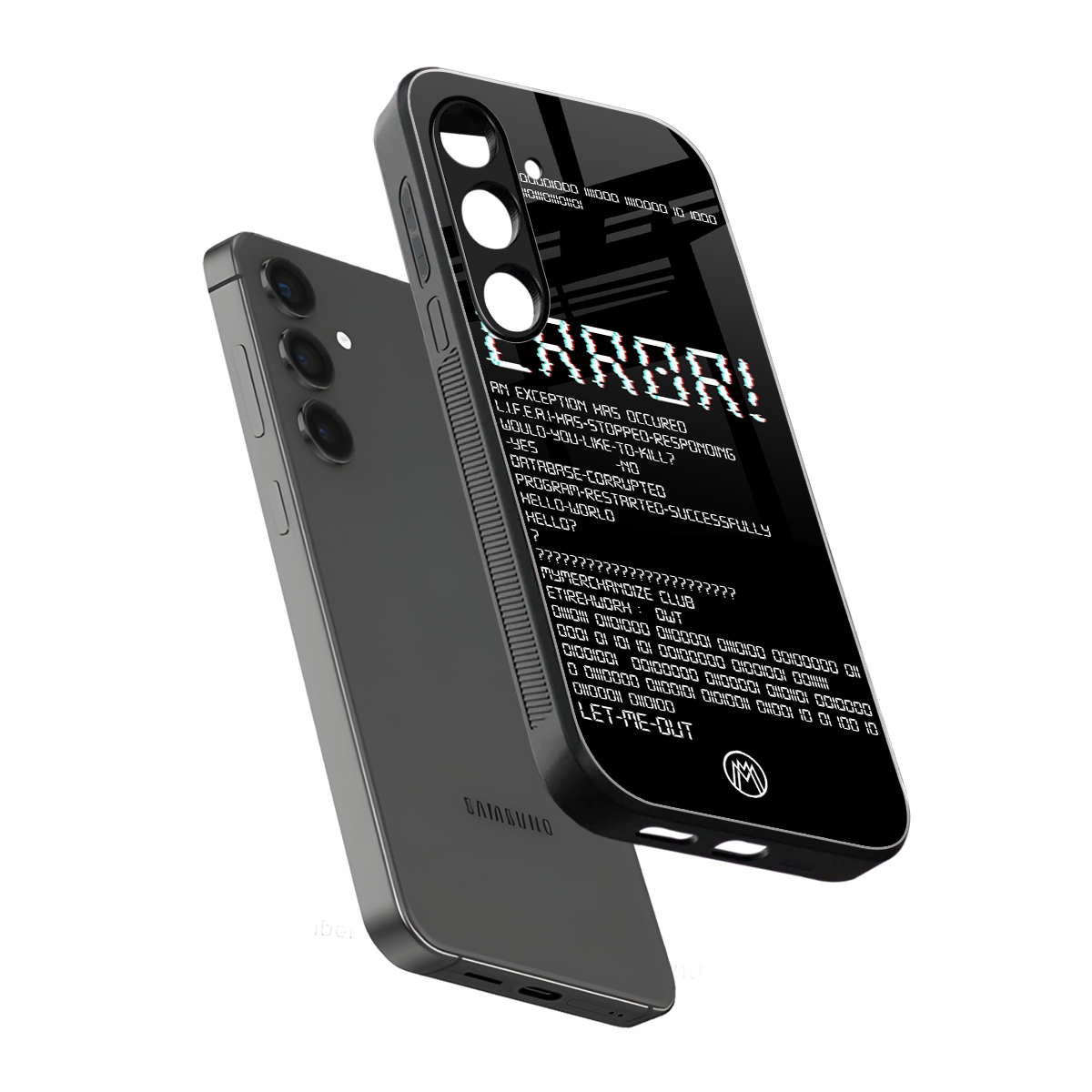 error back phone cover | glass case for samsung galaxy s25 plus
