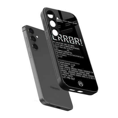 error back phone cover | glass case for samsung galaxy s25 plus