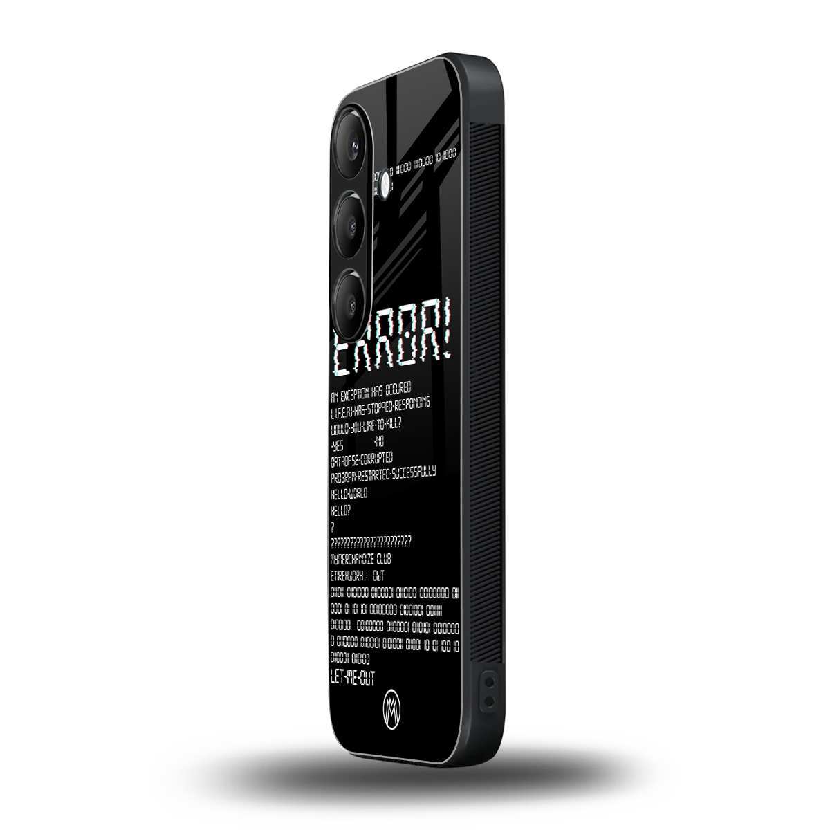 error back phone cover | glass case for samsung galaxy s25 plus