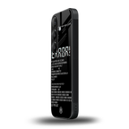 error back phone cover | glass case for samsung galaxy s25