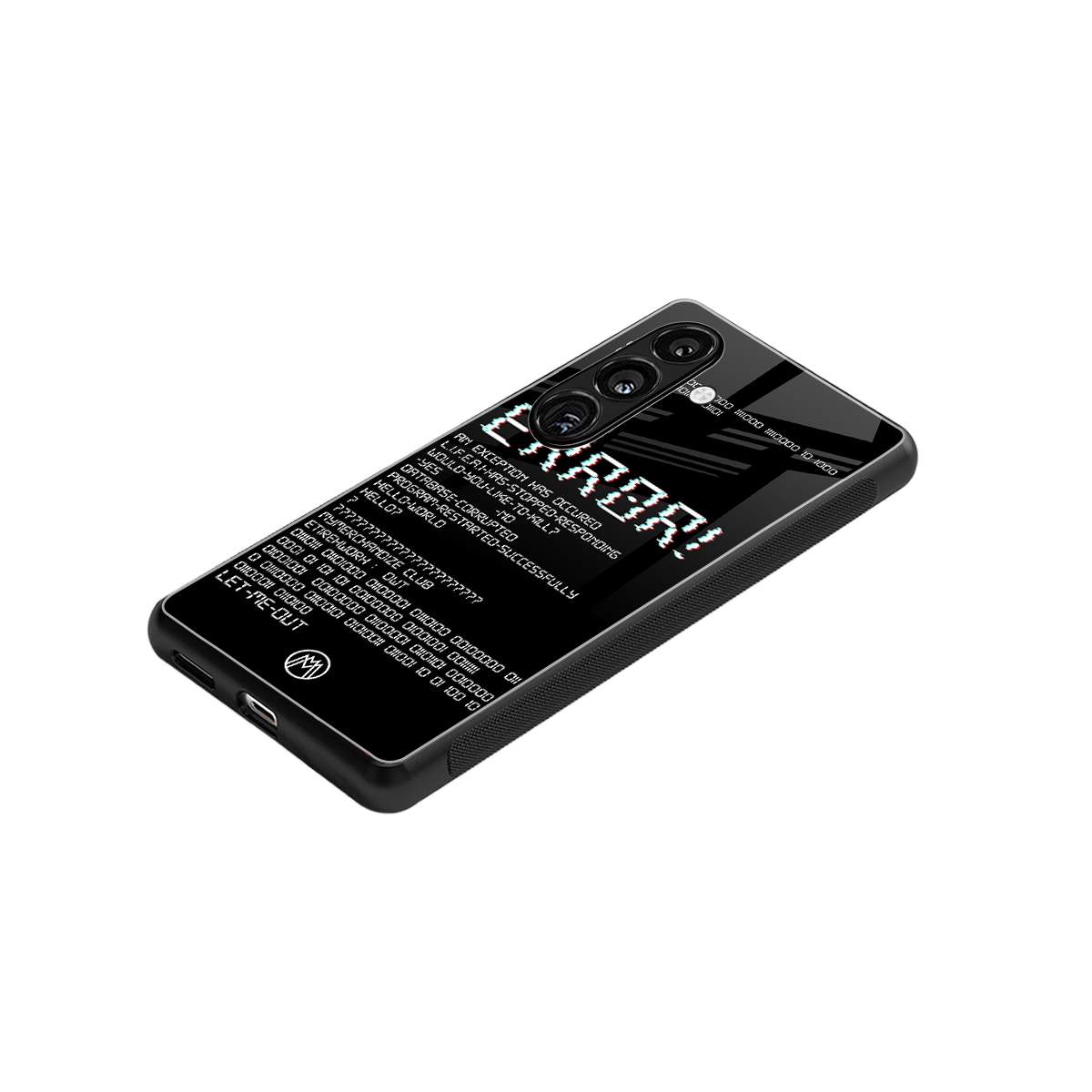 error back phone cover | glass case for samsung galaxy s25 plus
